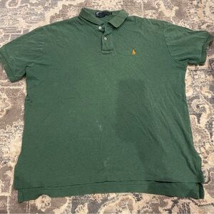 Polo by Ralph Lauren Men's Green Polo Shirt